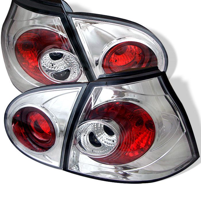 Volkswagen Golf V 06-09 Euro Style Tail Lights - Chrome