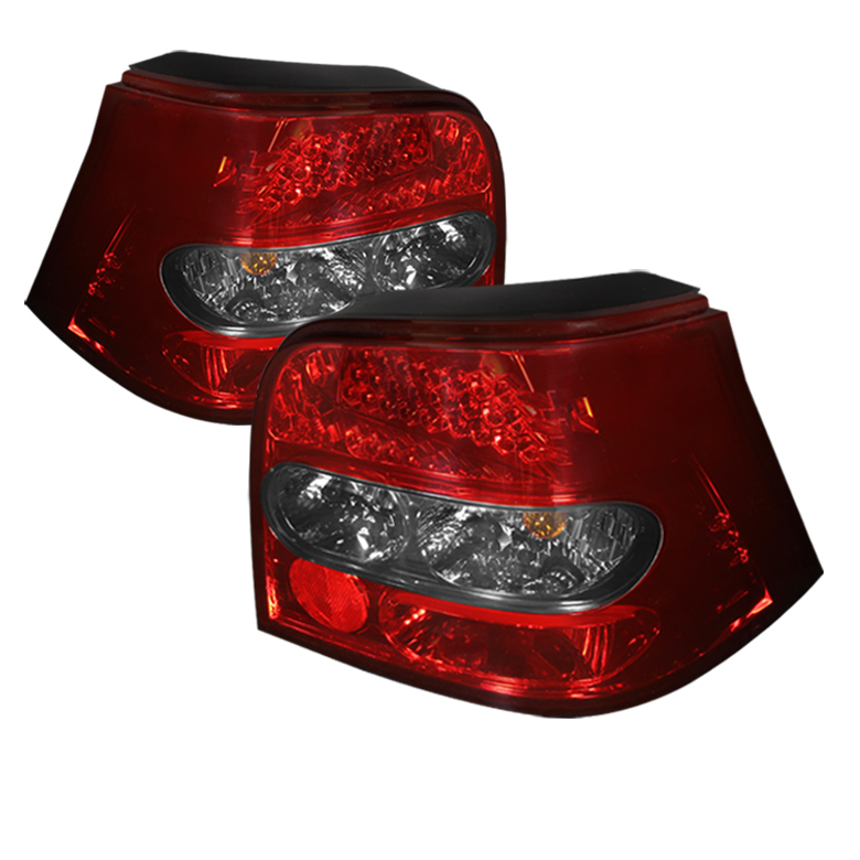 Volkswagen Golf 99-04 LED Tail Lights - Red Smoke