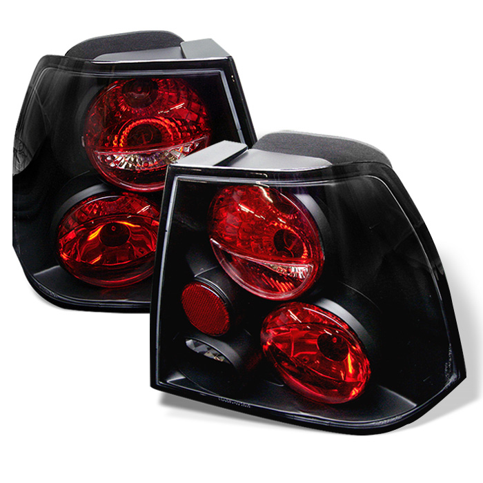 Volkswagen Jetta 99-04 Euro Style Tail Lights - Black