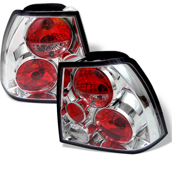 Volkswagen Jetta 99-04 Euro Style Tail Lights - Chrome