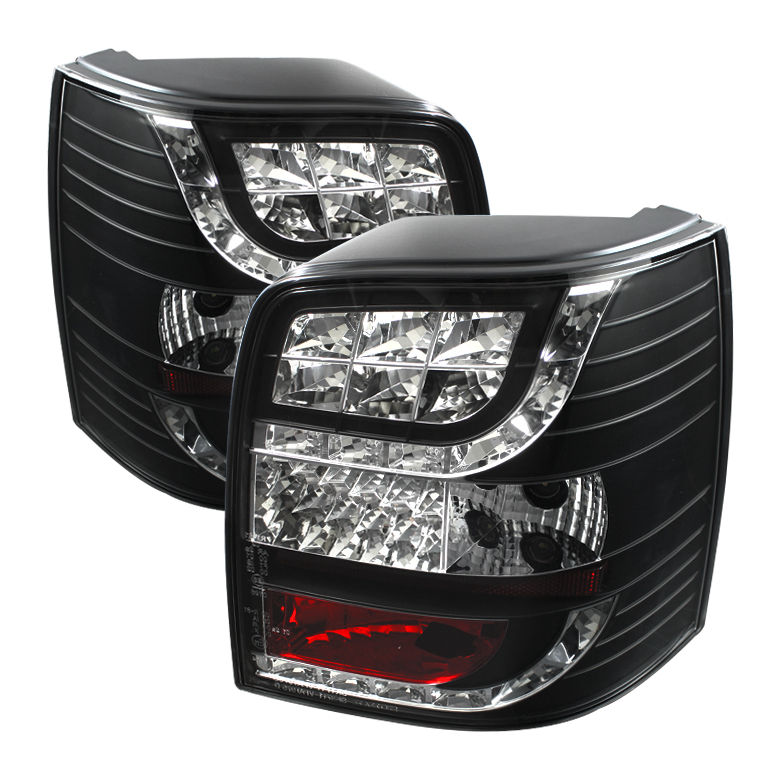 Volkswagen Passat 01-05 5Dr Light Bar Style LED Tail Lights - Black