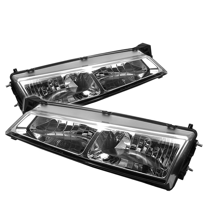 Nissan 240SX 97-98 Crystal Headlights - Chrome