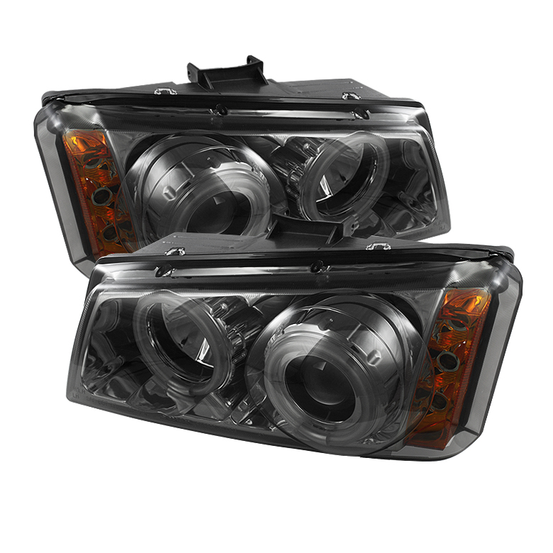 Chevy Silverado 1500/2500/3500 03-06 / Chevy Silverado 1500HD 03-07 / Chevy Silverado 2500HD 03-06 / Chevy Avalanche 02-06 Projector Headlights ( Will Not Fit Model With Body Cladding ) - CCFL Halo -