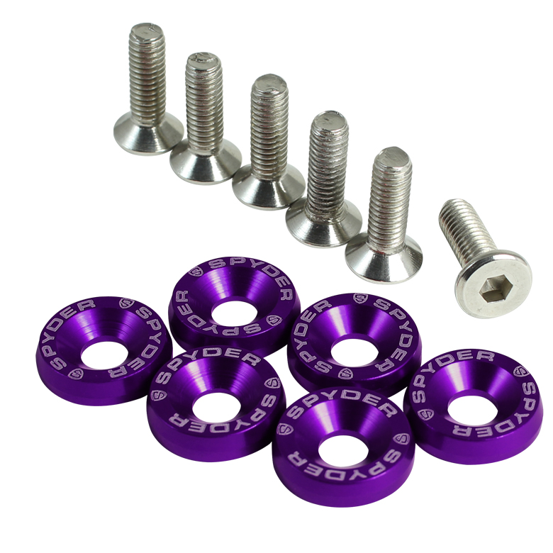 Spyder Washer 6pcs - Purple