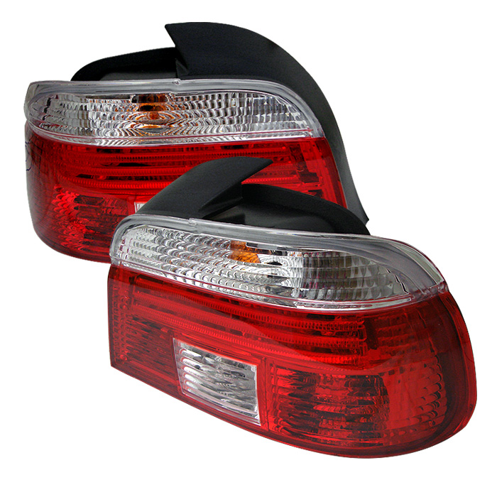 BMW E39 5-Series 97-00 Tail Light - Red Clear