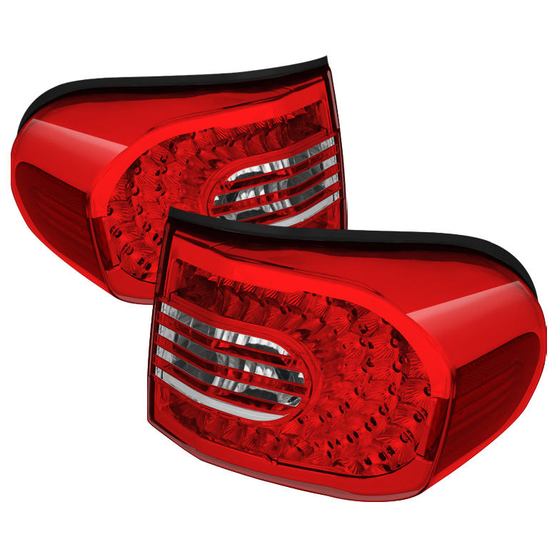 Toyota FJ Cruiser 07-14 LED Tail Lights - Red/Clear