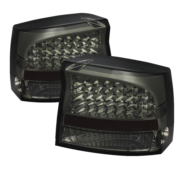 Dodge Charger 06-08 LED Tail Lights - Smoke