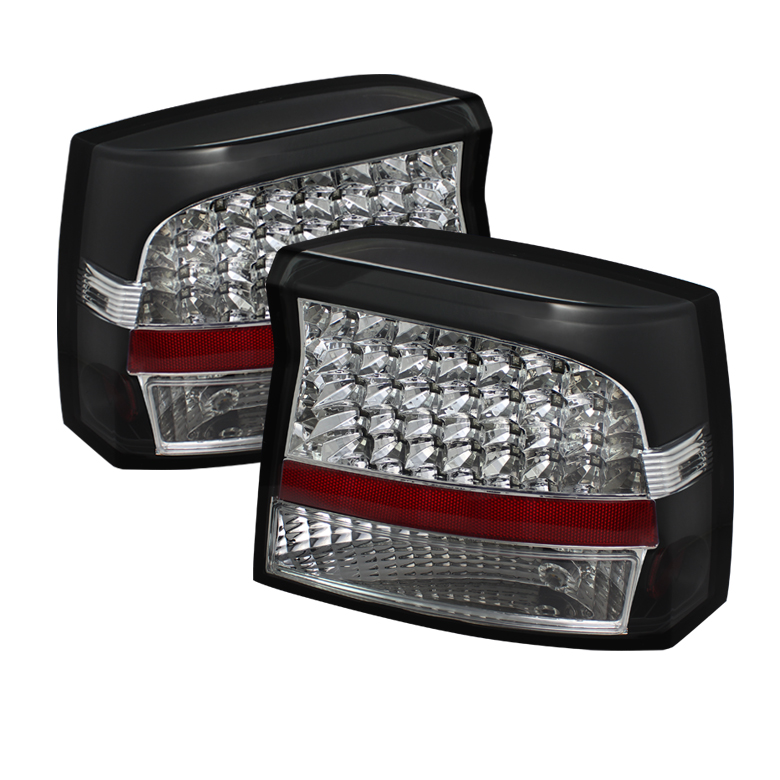 Dodge Charger 2009-2010 LED Tail Lights - Black