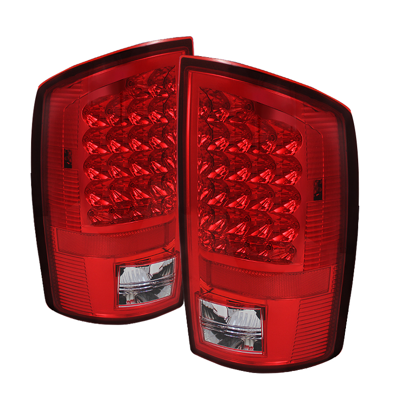 Dodge Ram 02-06 1500 / Ram 2500/3500 02-05 LED Tail Light - Red Clear