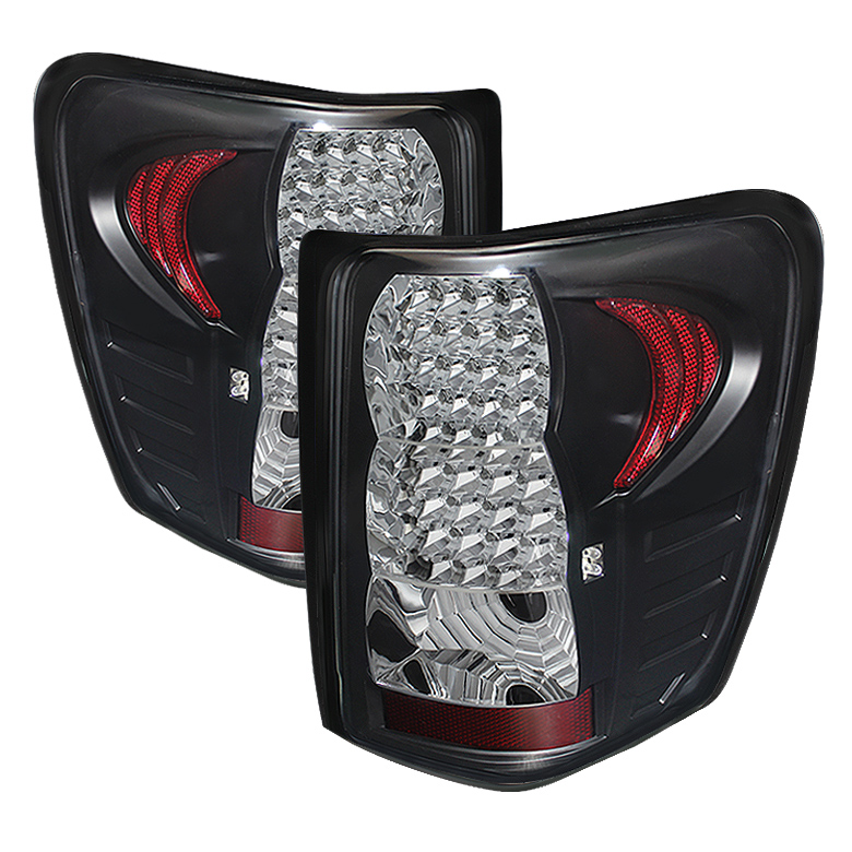 Jeep Grand Cherokee 99-04 LED Tail Lights - Black