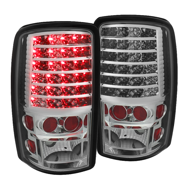 Chevy Suburban/Tahoe 1500/2500 00-06 / GMC Yukon/Yukon XL 00-06 / GMC Yukon Denali/Denali XL 01-06 ( Lift Gate Style Only ) LED Tail Lights - Chrome