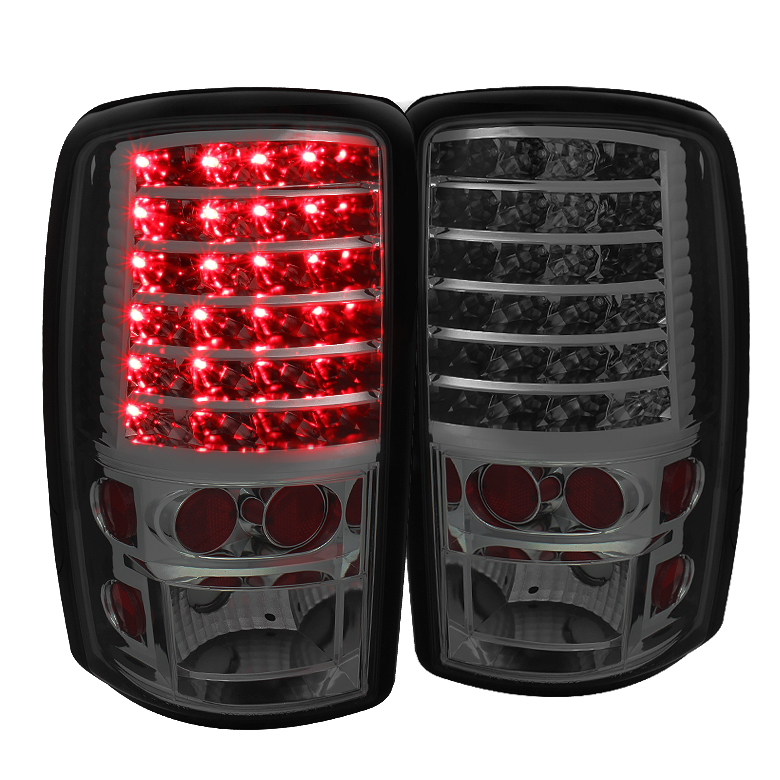 Chevy Suburban/Tahoe 1500/2500 00-06 / GMC Yukon/Yukon XL 00-06 / GMC Yukon Denali/Denali XL 01-06 ( Lift Gate Style Only ) LED Tail Lights - Smoke