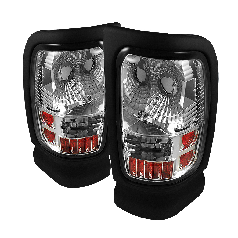 Dodge Ram 1500/2500/3500 94-01 Euro Style Tail Lights - Chrome