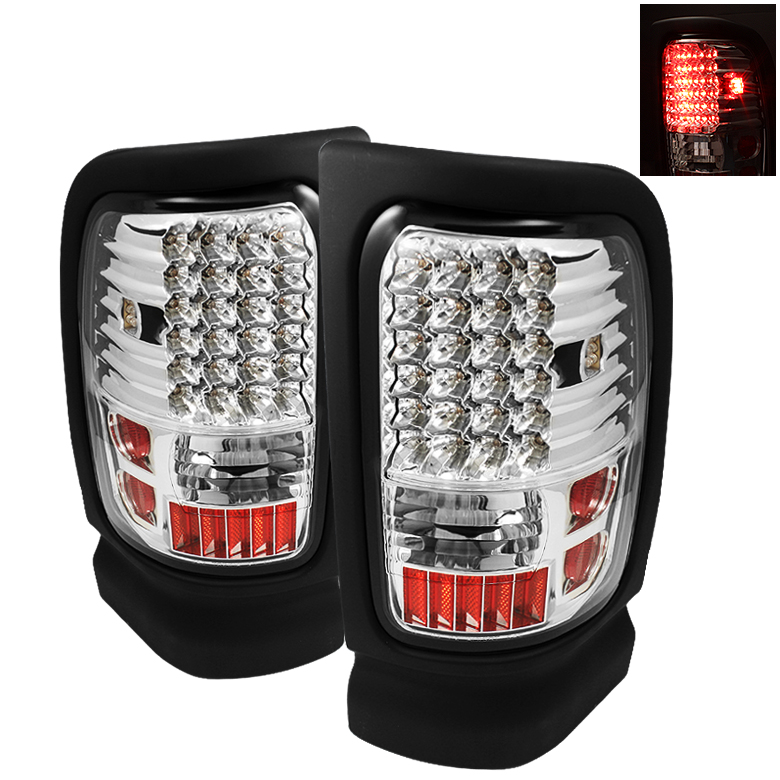 Dodge Ram 1500 94-01 / Ram 2500/3500 94-02 LED Tail Lights - Chrome