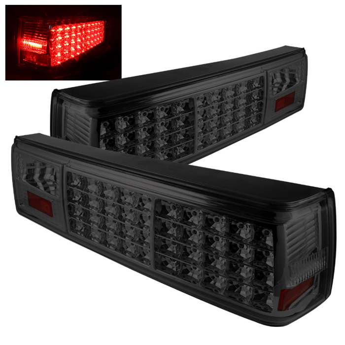 Ford Mustang 87-93 LED Tail Lights - Smoke