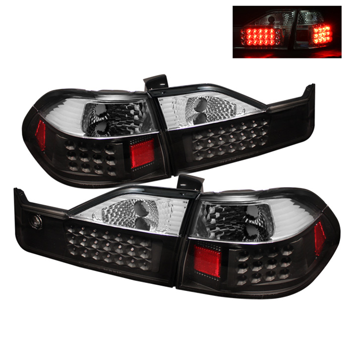 Honda Accord 98-00 4Dr LED Tail Lights - Black