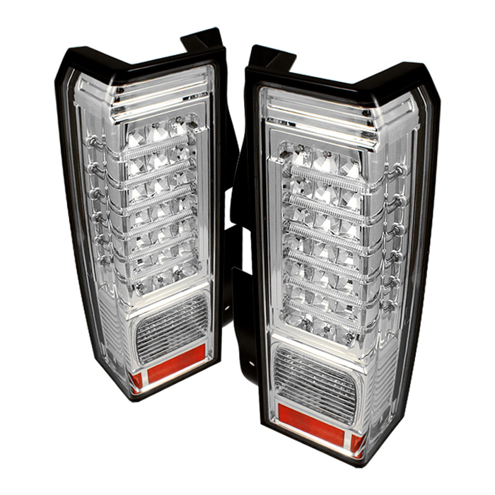 Hummer H3 06-09 ( Non H3T ) LED Tail Lights - Chrome