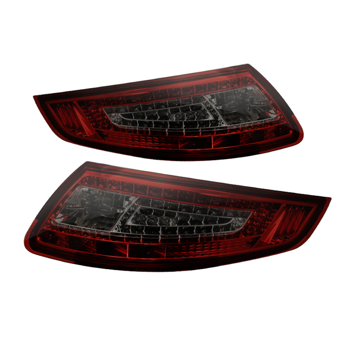 Porsche 911 997 05-08 LED Tail Lights - Red Smoke