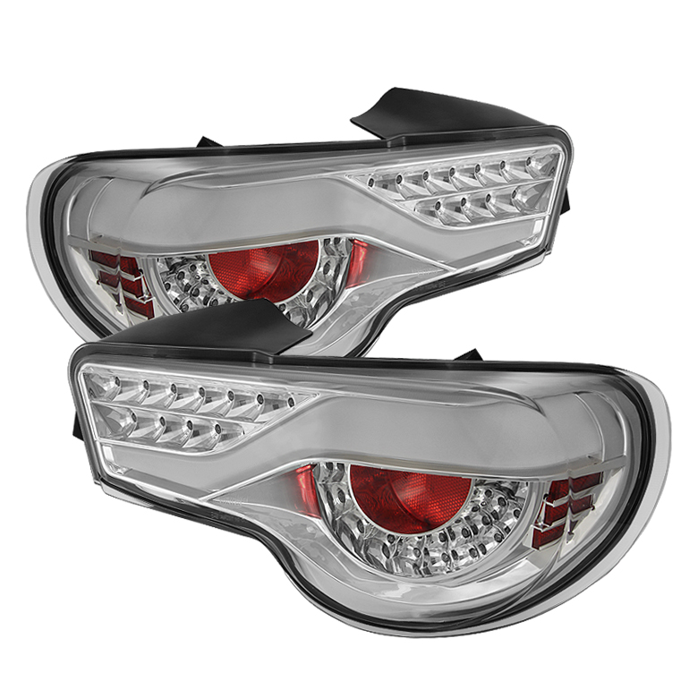 Scion FRS 12-14 / Subaru BRZ 12-14 Light Bar LED Tail Lights - Chrome