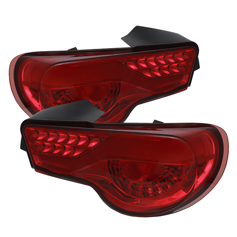 Scion FRS 12-14 / Subaru BRZ 12-14 Light Bar LED Tail Lights - All Red