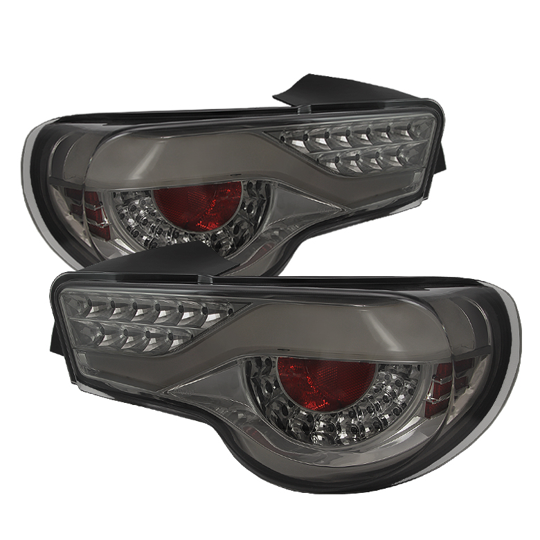 Scion FRS 12-14 / Subaru BRZ 12-14 Light Bar LED Tail Lights - Smoke