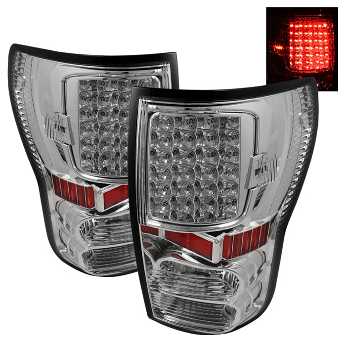 Toyota Tundra 07-13 LED Tail lights - Chrome