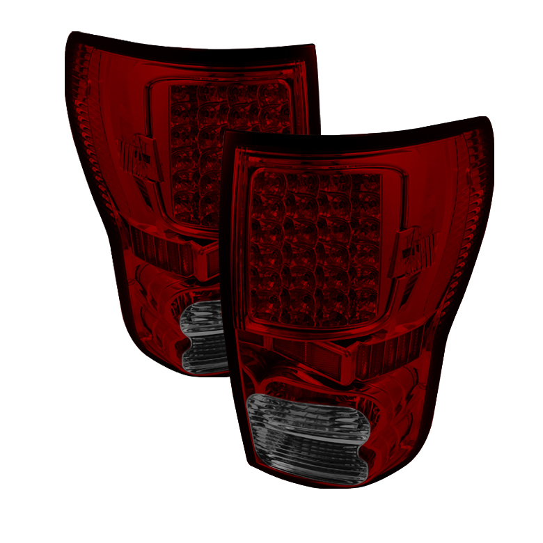 Toyota Tundra 07-13 LED Tail lights - Red Smoke