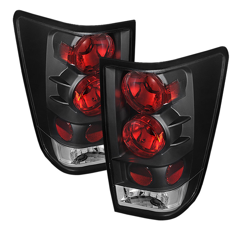 Nissan Titan 04-14 Euro Style Tail Lights - Black