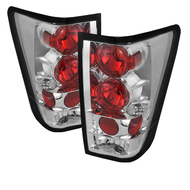 Nissan Titan 04-14 Euro Style Tail Lights - Chrome