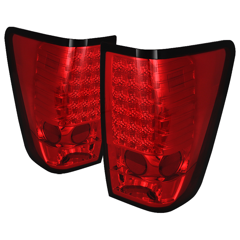 Nissan Titan 04-14 LED Tail Lights - Red