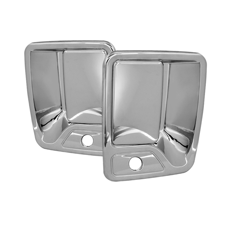 Ford F250/F350/F450 Super Duty 99-15 2Dr Door Handle Cover W/ PSKH - Chrome