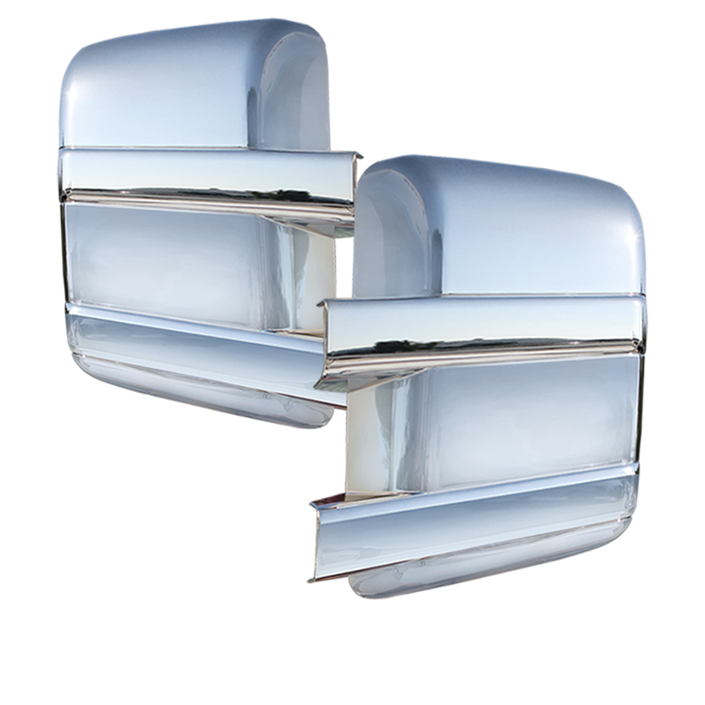 Ford Super Duty 08-15 Mirror Cover w/o Signal hole - Chrome