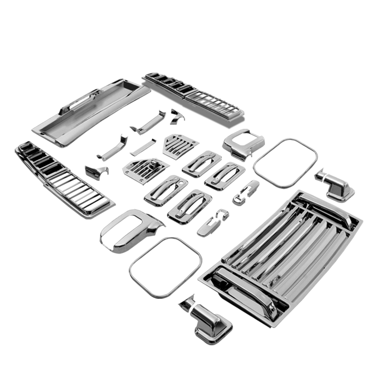 Hummer H2 06-10 36PCS Full Set Chrome Accessories