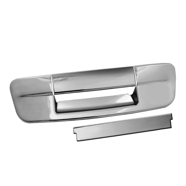 Dodge Ram 1500 09-14 / Ram 2500 3500 10-14 3pcs No Key Hole Tail Gate Handle Cover - Chrome