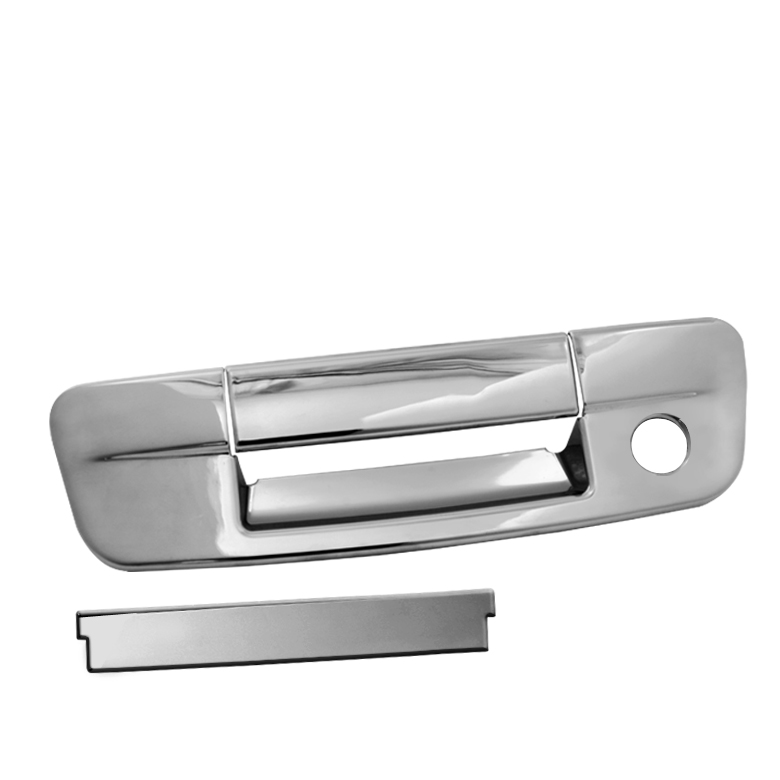 Dodge Ram 1500 09-14 / Ram 2500 3500 10-14 3pcs W/Key Hole Tail Gate Handle Cover - Chrome