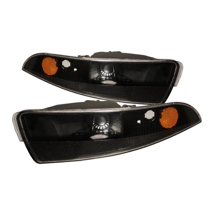 Chevy Camaro 93-02 Amber Bumper Lights - Black