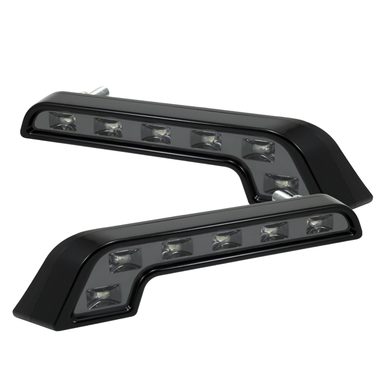 DRL L-Shape Mb Style 0.5W LED Lights - Black