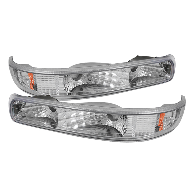 Chevy Silverado 99-02 Amber Bumper Lights - Euro