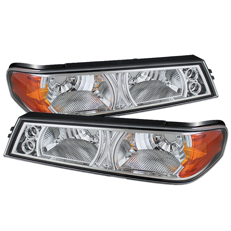 Chevy Colorado 04-12 / GMC Canyon 04-12 Bumper Lights - Chrome