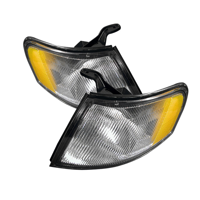 Nissan Sentra / 200SX 95-99 Amber Corner Lights - Chrome