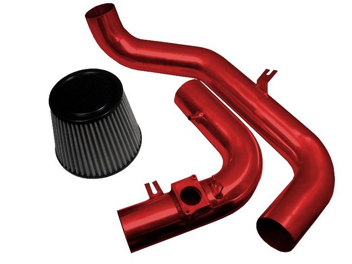 Mitsubishi Lancer Ralliart 03-05 2.4L MT Cold Air Intake / Filter - Red