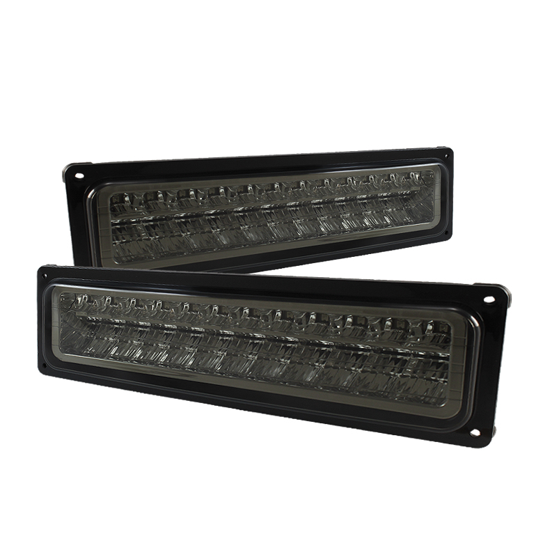 Chevy C10 88-98 LED Bumper Lights - Smoke