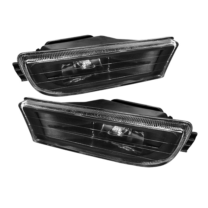 BMW E38 7-Series 95-01 Crystal Fog Lights (No Switch) - Black