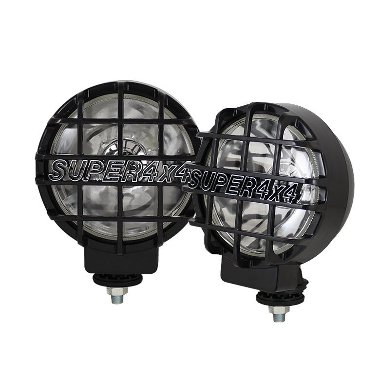 6 Inch 4x4 6000k HID OffRoad Lights - Black