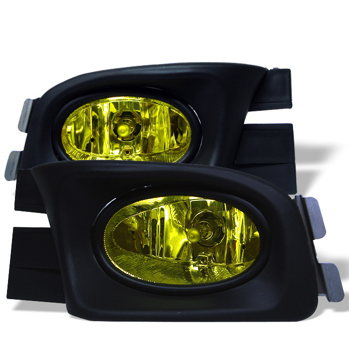 Honda Accord 03-05 4Dr OEM Fog Lights - Yellow