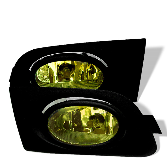 Honda Civic 01-03 2/4Dr OEM Fog Lights - Yellow