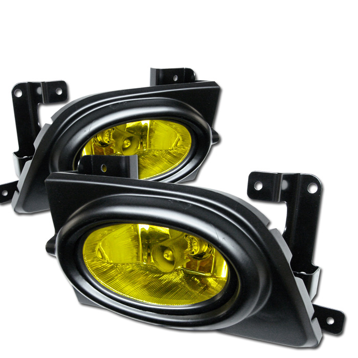 Honda Civic 06-08 4Dr OEM Fog Lights - Yellow