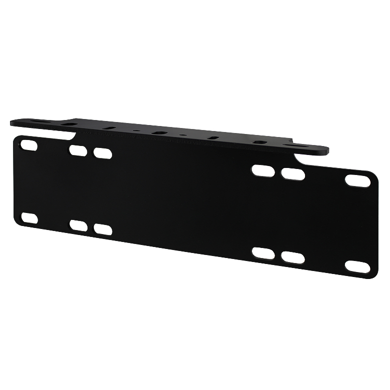 Front License Plate fog Light mount - Black