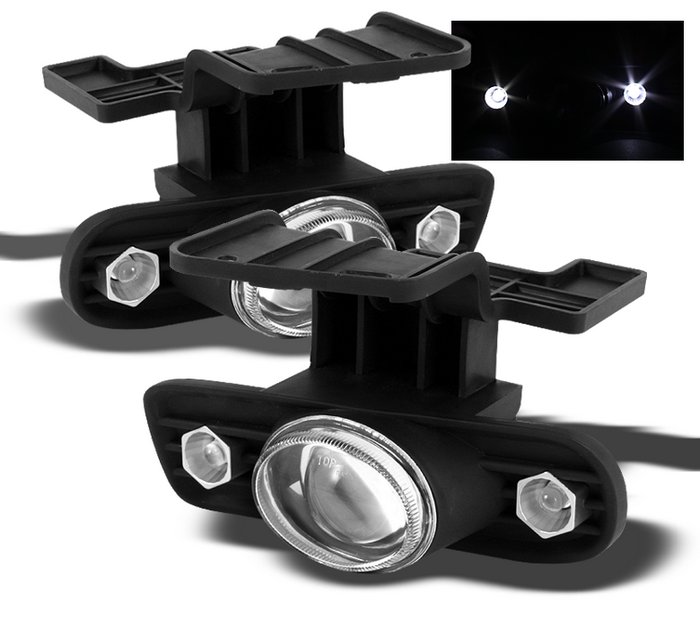 Chevy Silverado 99-02 / Chevy Suburban 00-06 Halo Projector Fog Lights - Clear