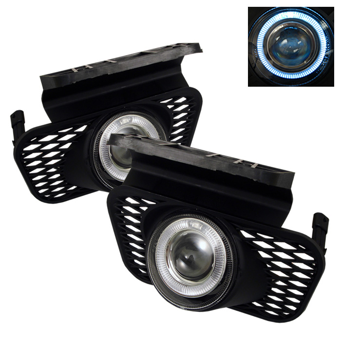 Chevy Silverado 03-05 / Chevy Avalanche 02-06 (W/O Body Cladding) Halo Projector Fog Lights - Clear